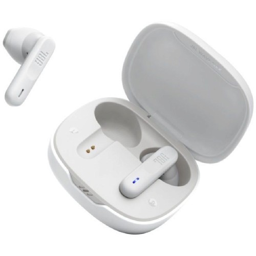 HANDS FREE BLUETOOTH JBL WAVE FLEX (6925281953491) WHITE 2YRS & CHARGING CASE